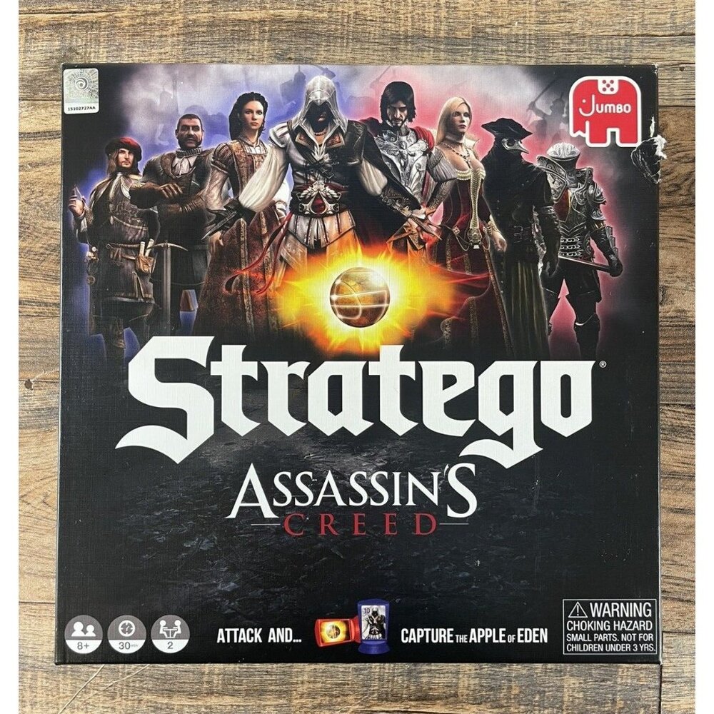 Stratego Assassin's Creed Strategy Board Game Unused Open Box Complete 2020 READ